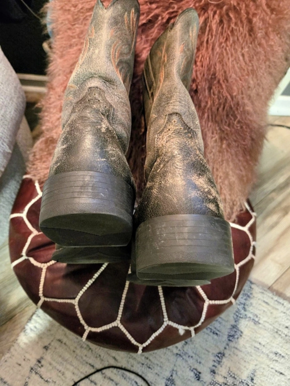 Ariat Men’s Sport Wide Square Toe boot US 13D Excellent Condition - Picture 6 of 8